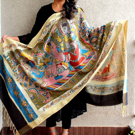 Kalamkari Dupatta, Dupatta