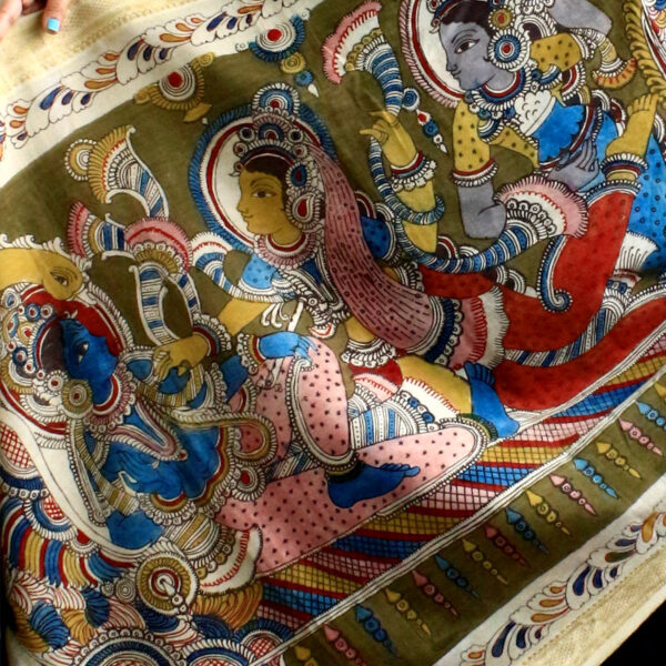 Kalamkari Dupatta, Dupatta