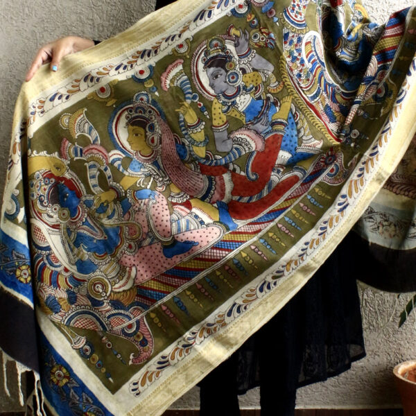 Kalamkari Dupatta, Dupatta