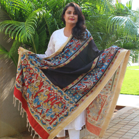 Kalamkari Dupatta, Dupatta