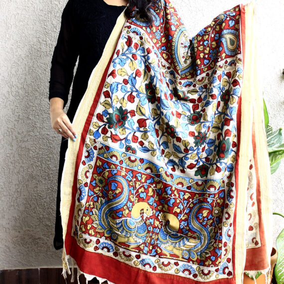 Kalamkari Dupatta, Dupatta