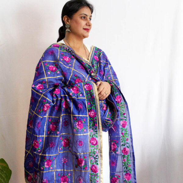 Kantha work Dupatta